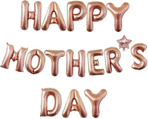 happy mothers day balloon letters
